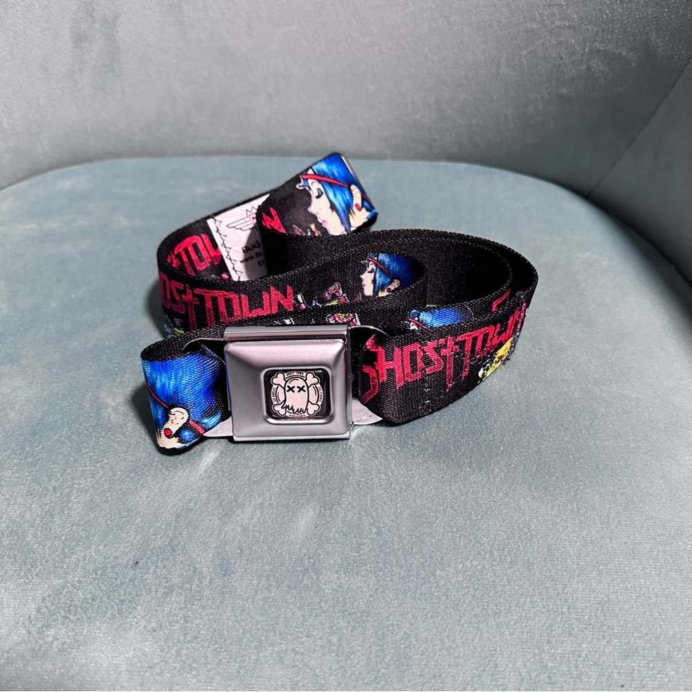 Hot Topic Rare Ghost Town Buckle Down Belt